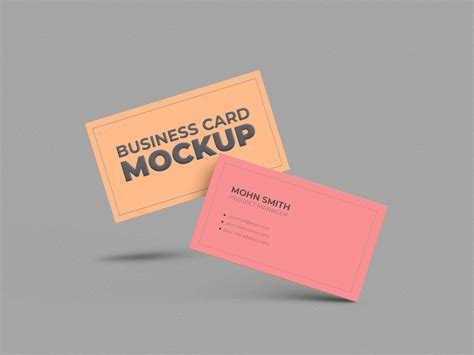 325+ Best Free Business Card Mockups 